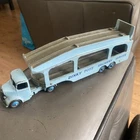 Vintage Dinky Diecast Pullmore Car Transporter 582 grey tracks version good