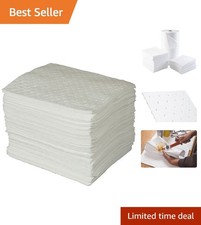 Industrial Oil Only Absorbent Pads 15x17 Inches 100 Units