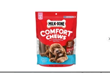 Milk-Bone, Dog Chewy Texture and Real Beef, 7.4 oz Bag of 6