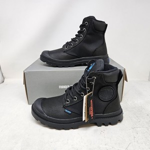 Palladium Unisex Pampa Sport Cuff WPS Boot - Waterproof, Black Nubuck, 11.5 Women/10 Men