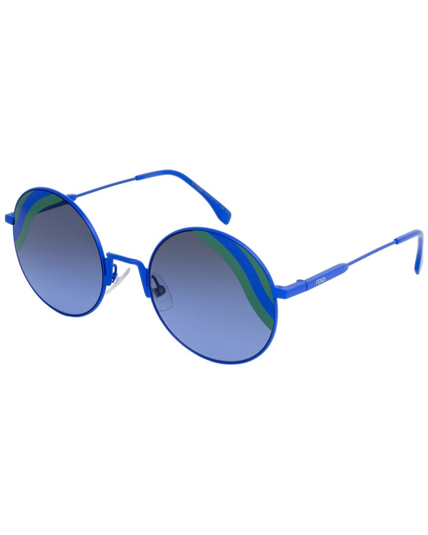 Fendi Womens 0248S 53Mm Sunglasses Womens Blue 13690₽