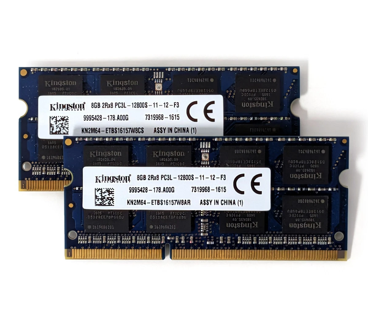 Kingston SO-DIMM Computer Memory (RAM) 8 GB 2 Modules for sale | eBay
