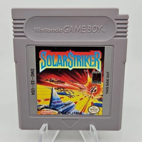 SolarStriker (Nintendo Game Boy, 1990) Tested Authentic