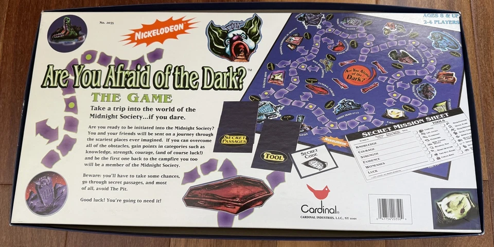 Nickelodeon 1995 Are You Afraid of the Dark? The Game Is Complete - Played 2X  - Image 2 of 4