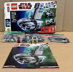 LEGO Star Wars 8036 Separatist Shuttle 5 Minifigures 259 Pieces & Box