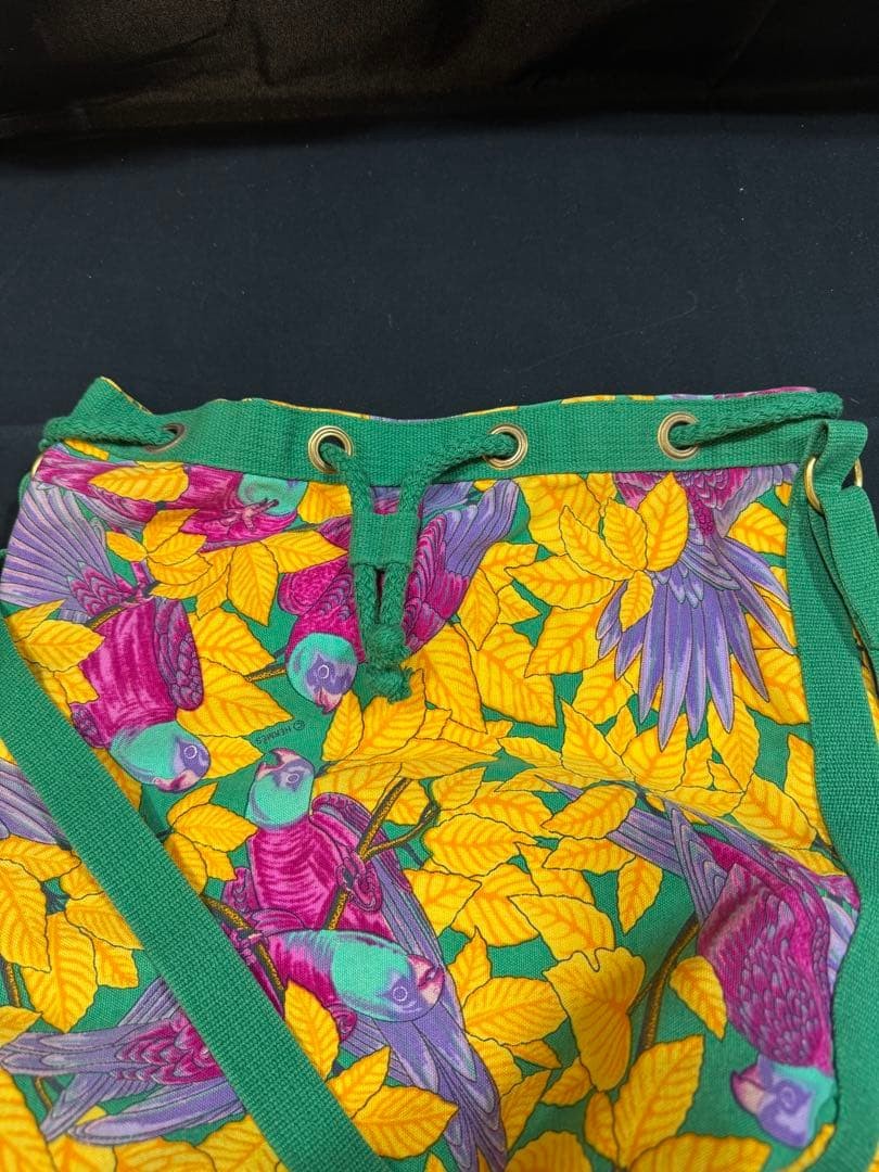 HERMES Drawstring Shoulder Bag - image 9