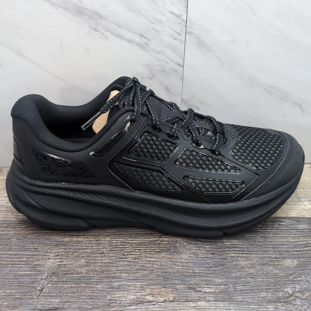 New Men\'s Size 11 Hoka Clifton One 9 Black 1155370-BBNB Running Shoes Clifton One9 Sneakers Black / Carbon Black – Slam Jam® main image 2