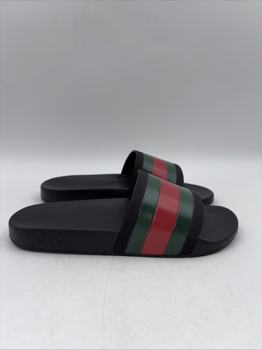 Flip Flops Black Pursuit Slides Gucci Pursuit 72 Pool Slides Slip