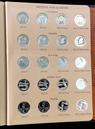 Washington Qtrs America Beautiful & Nat’l Parks! Dansco 2010-‘15 W/Proofs Full! - Picture 14 of 15
