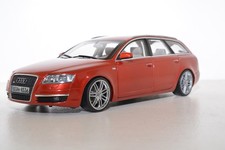 AUDI A6 C6 3.2 V6 AVANT CANYONRED 19" S-LINE RIMS TUNING 1:18 NOREV VERY RARE