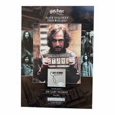 Gary Oldman ‘Harry Potter’ AUTOGRAPH Sirius Black Signed A3 Mount ACOA