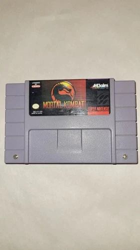 Mortal Kombat (Super Nintendo / SNE) Authentic Tested Cartridge