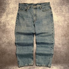 Levis 550 Relaxed Fit Tapered Leg Blue Denim Jeans Mens 40x30 Medium Wash