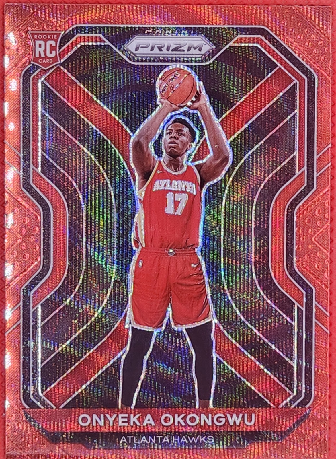 2020-21 Panini Prizm - Onyeka Okongwu #260 Ruby Wave Prizm (RC)