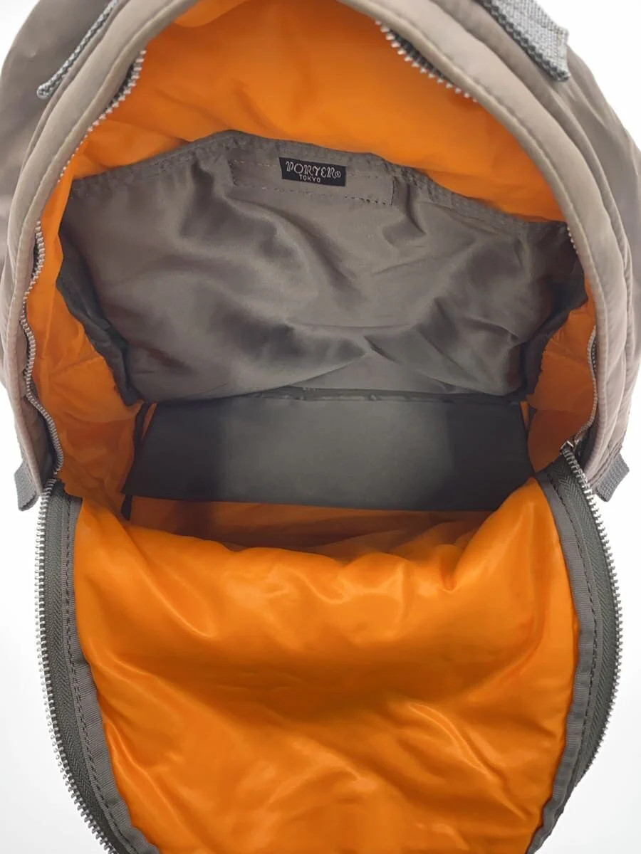 PORTER Backpack Nylon GRY Solid TANKER DAYPACK - image 6