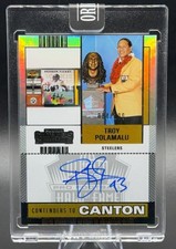 2025 Panini Honors '24 Contenders To Canton Autograph #/100 Troy Polamalu Auto