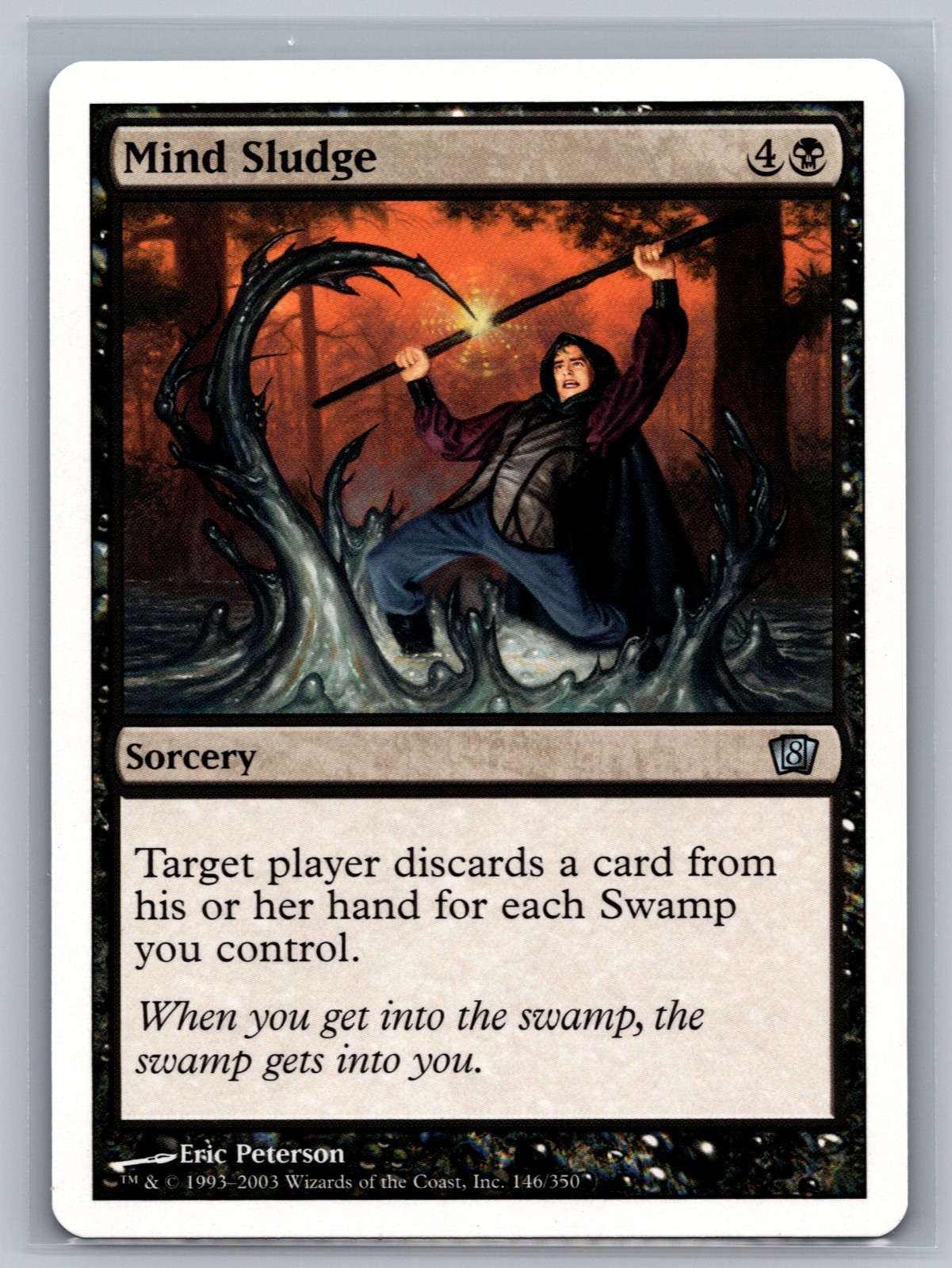 Magic The Gathering 8th Edition Mind Sludge #146/350 MTG TCG CCG Eighth