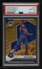 2020-21 Panini Mosaic Gold Wave Prizm Kevin Knox II #181 PSA 10 GEM MT 3hd