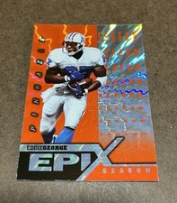 1997 PINNACLE EPIX SEASON EDDIE GEORGE ORANGE, CARD E18