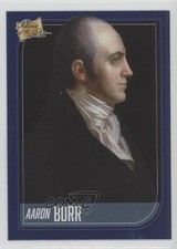 2021 Super Products Pieces of the Past Blue Aaron Burr #13 0bt4