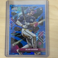 2025 Topps Cosmic Chrome - Alan Roden - #182 Blue Pulsar /99 - Twins