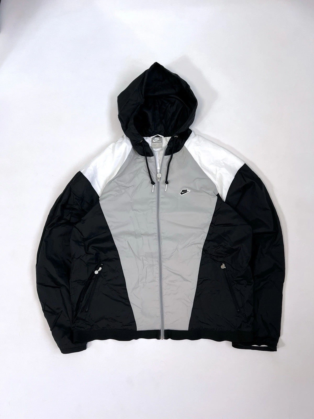 Nike vintage windbreaker Man Jacket light zip Size L
