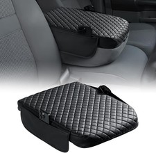 Center Console Jump Seat Console 2002-2012 Ram Black Leatherwith 2 Pocket