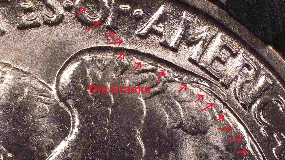 1946-D Walking Liberty NGC MS64 Original Bag Fragment Bullion Plus RPM Die Crack - Image 4 of 4