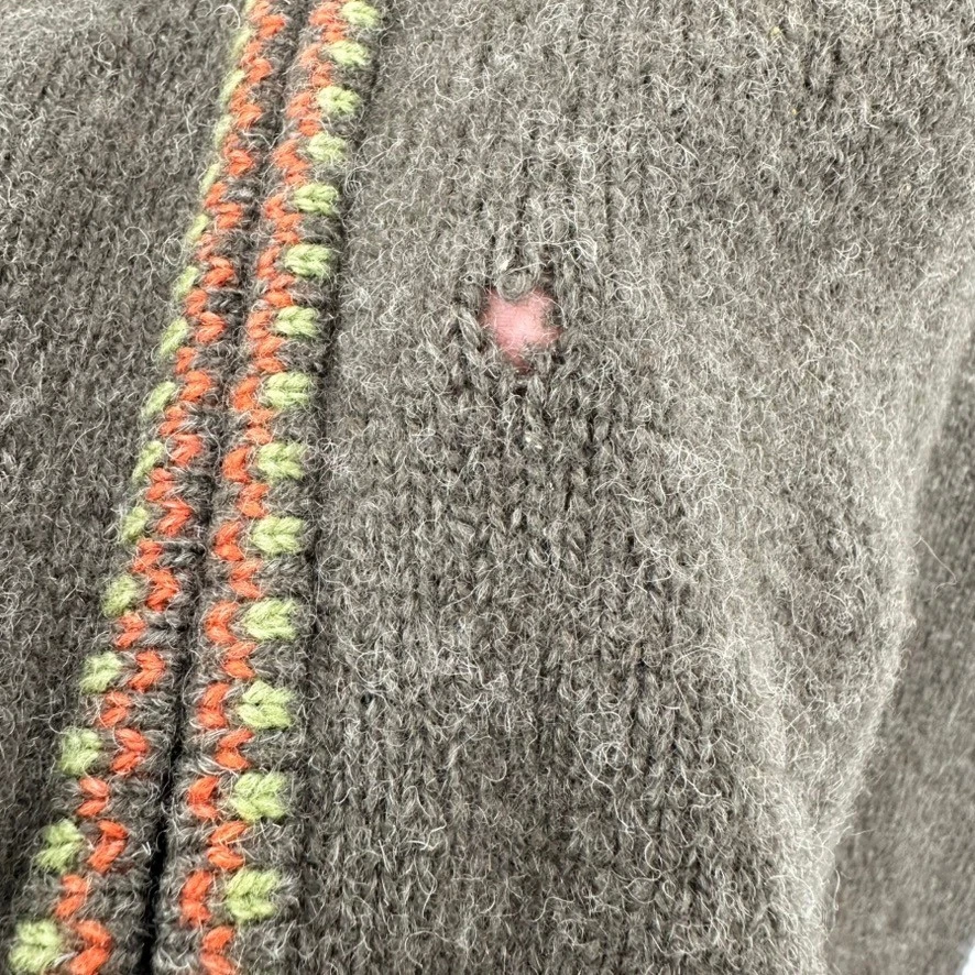 Field Gear Woman Forest Green Wool Hooded Vest 1X Zip Up Sweater Cottagecore - Imagem 2 de 4