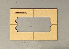 Music Man Lakland 5-stringBass routing pickup template-Luthier routing templates