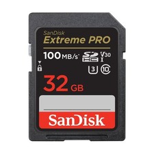 Sandisk Extreme PRO SDHC Memory Card 32GB UHS-I U3 V30 4K UHD SDSDXXO-032G