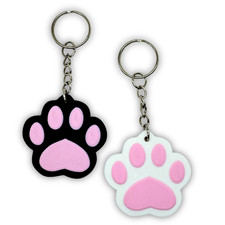 Cat Paw Keychain 3D Printed Kitty Accessories Cat Lady Gift