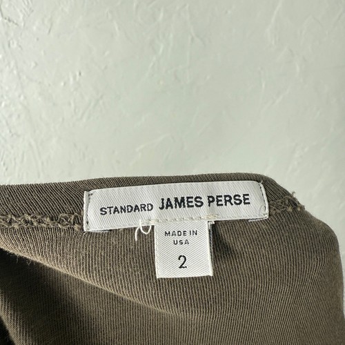 Standard James Perse Women's Dress 2 Medium Career Ruched Cotton Racerback C3-4 - Picture 8 of 9