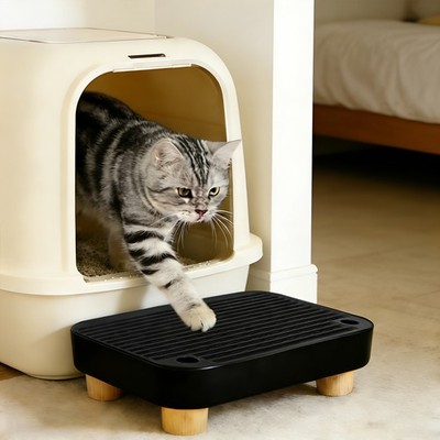 Cat Litter Box Mat, Cat Litter Box Step, Cat Litter Box Mat for Easy Cleaning