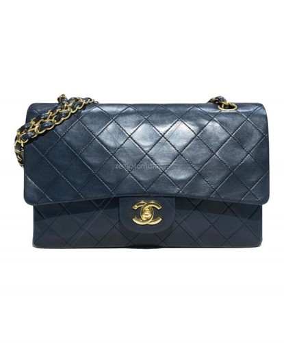 CHANEL Matelasse Flap Chain Shoulder Bag Black #471