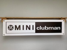 Mini clubman Banner Leyland Workshop Garage Wall Display Classic Retro Car
