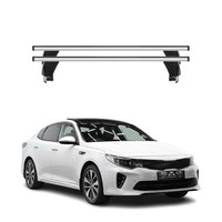 Menabo DachträGer GrundtäGer FüR Kia Optima 2015-2020 50Kg Alu Silber 2 Tlg