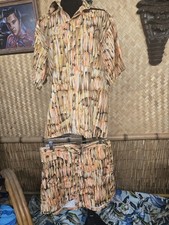 Vintage Hawaiian Shores Mens Aloha Cabana Set m1070
