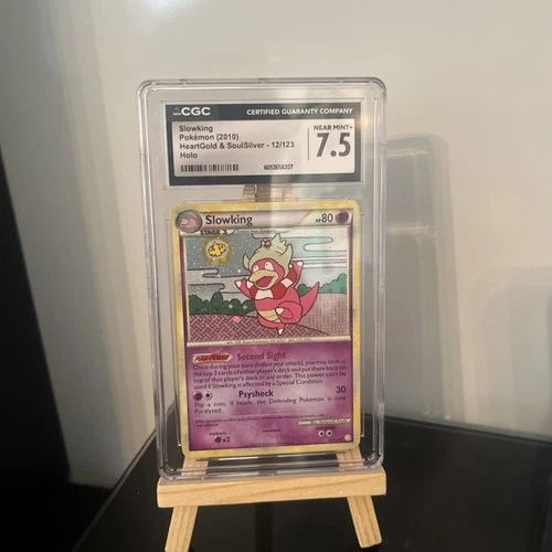 Slowking 12/123 Holo Rare HeartGold/SoulSilver Near Mint CGC 7.5