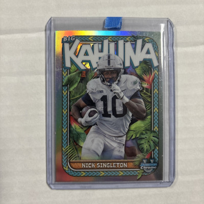 2023 Bowman University Chrome - The Big Kahuna #TBK-16 Nick Singleton (RC)