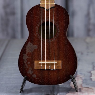 Used Kala KA-15S-H1 Hawaiian Islands Satin Mahogany Soprano Uke, Natural