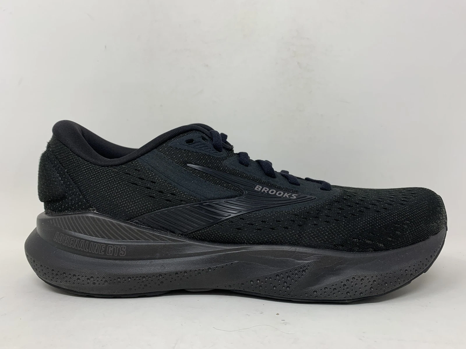 Women's Brooks Adrenaline GTS 24, Black/Black/Ebony, 10 B Medium US