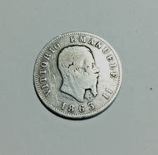 1 Lira 1863 Stemma - Torino - Vittorio Emanuele II - Regno d'Italia 