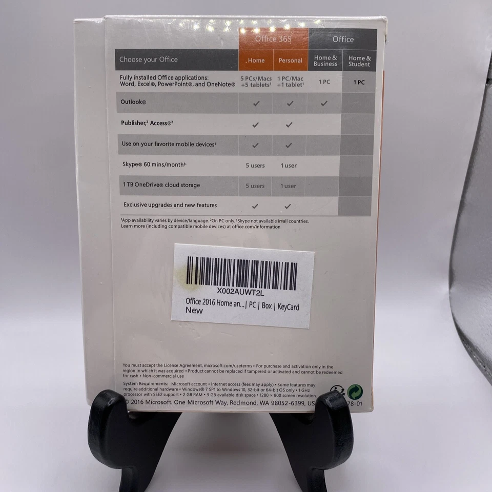 Microsoft Office Home & Student 2016 English Eurozone Medialess Windows Software - Image 2 of 3