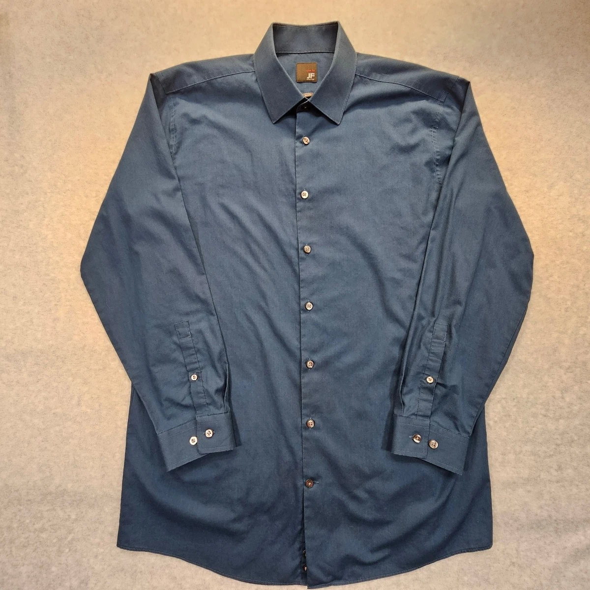 J. Ferrar Slim Casual Men's Spread Collar Dress Shirts for sale | eBay
