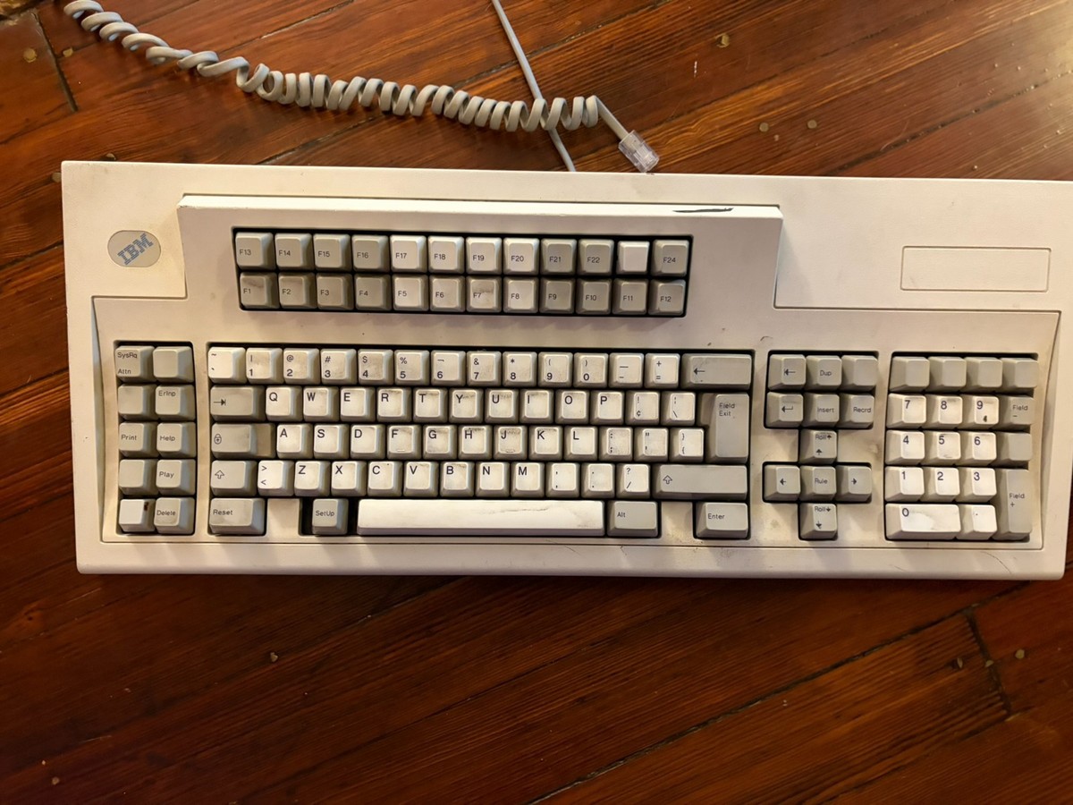 Vintage Clicky IBM Model M 1395660 Terminal Keyboard, 1992 RJ45 | eBay