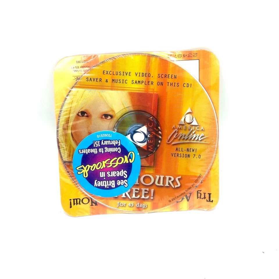 BRITNEY SPEARS America Online Collectible / Install Disc AOL CD, SPECIAL EDITION - Image 2 of 2