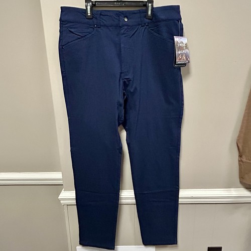 Pantalon performance bleu foncé Alpes suisses taille 38/32 neuf avec étiquette - Photo 8/12