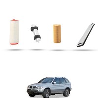 Hoffcar Wartungsset - 4 Filter FüR BMW X5 (E53) 3.0D 160Kw Ab 2003