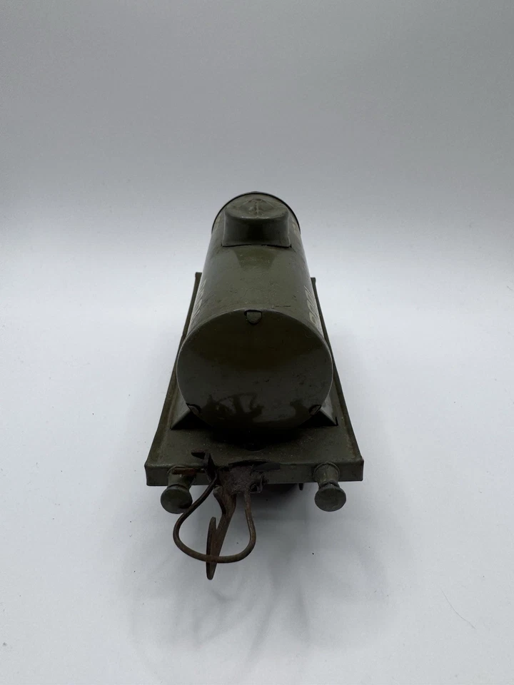 Meccano Hornby Series "Pool" Petrol Tanker O gauge Good Condition Grey Green - Image 2 of 4